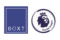 Premier League Badge&BOXT Sponsor